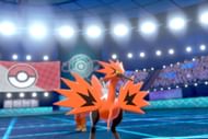 A look at Galarian Zapdos ready for battle (Image via Game Freak)